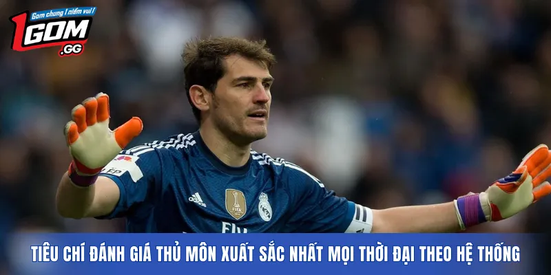 Tiêu chí đánh giá Thủ môn xuất sắc nhất mọi thời đại theo hệ thống