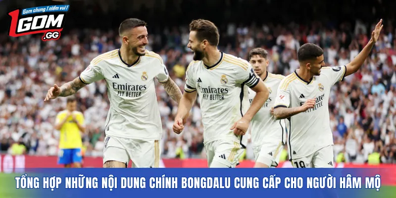 Tổng hợp những nội dung chính Bongdalu cung cấp cho người hâm mộ