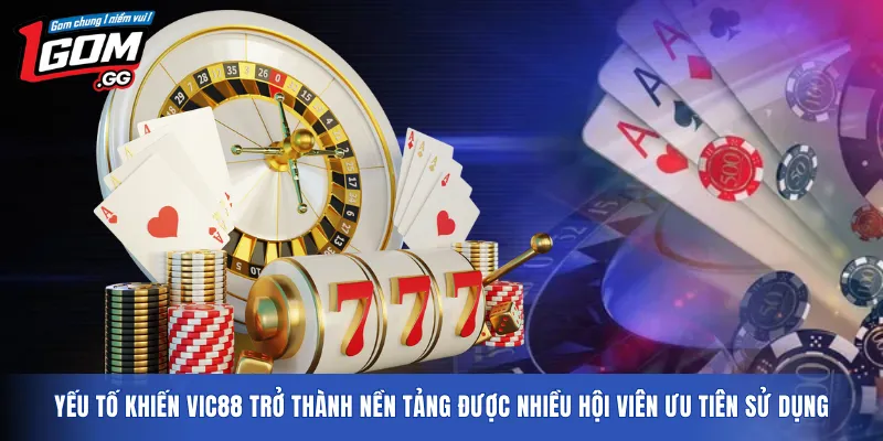 Yếu tố khiến VIC88 trở thành nền tảng được nhiều hội viên ưu tiên sử dụng